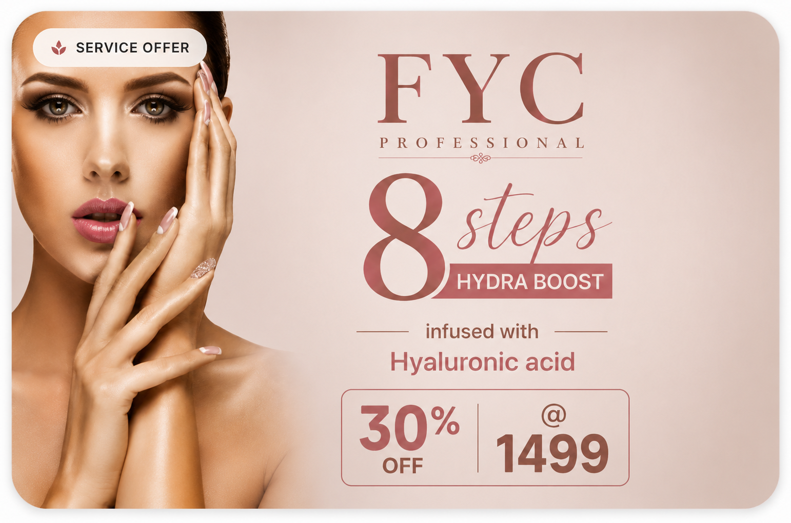 Beebliss Beauty special offer — doorstep beauty package promotion in Hyderabad