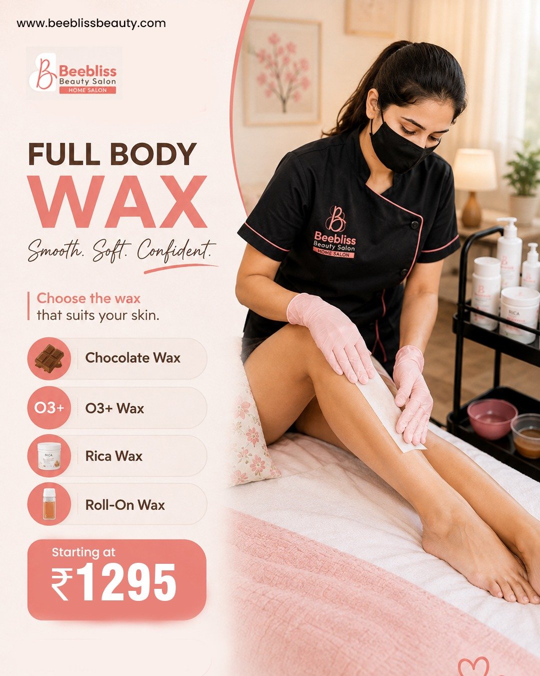 Beebliss Beauty special offer — doorstep beauty package promotion in Hyderabad