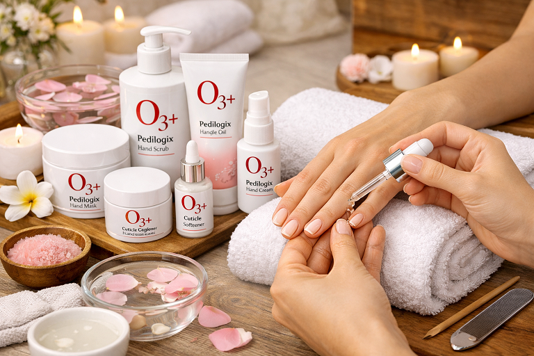 O3+ Pedilogix Bubble Gum Spa Manicure