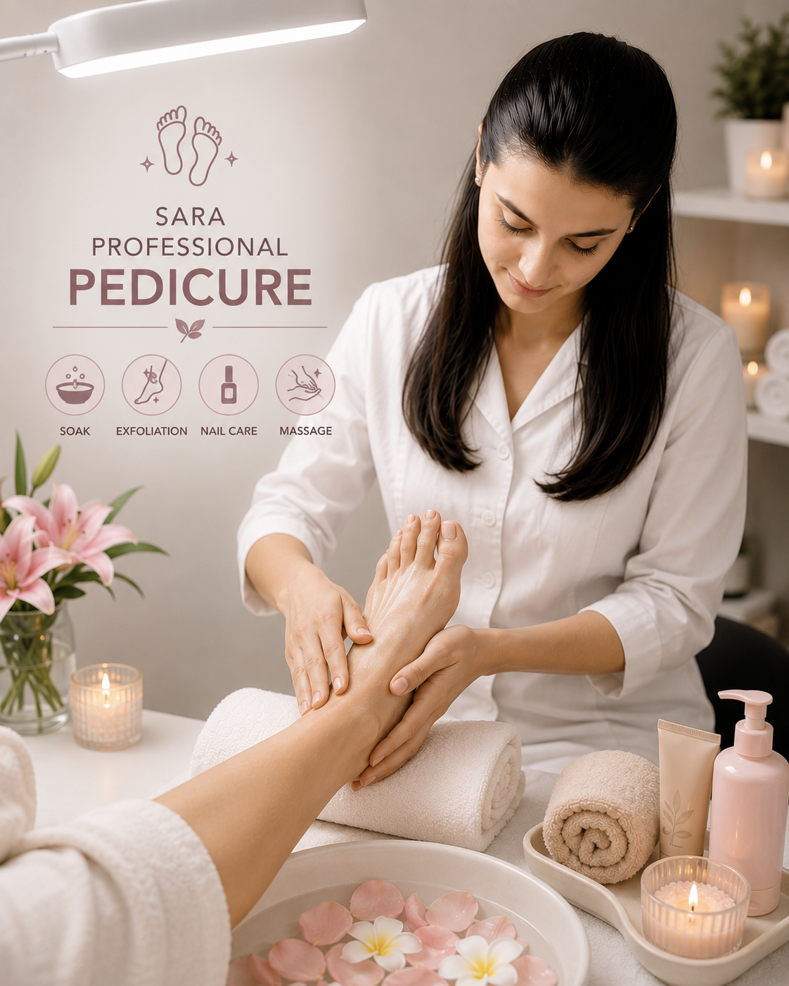 O3+ Pedilogix Sara Professional Pedicure